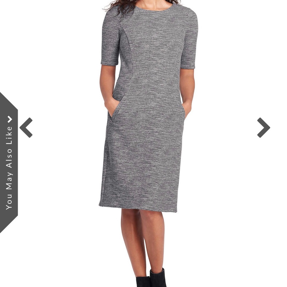 NWT Lands End Work Dress Olive Green